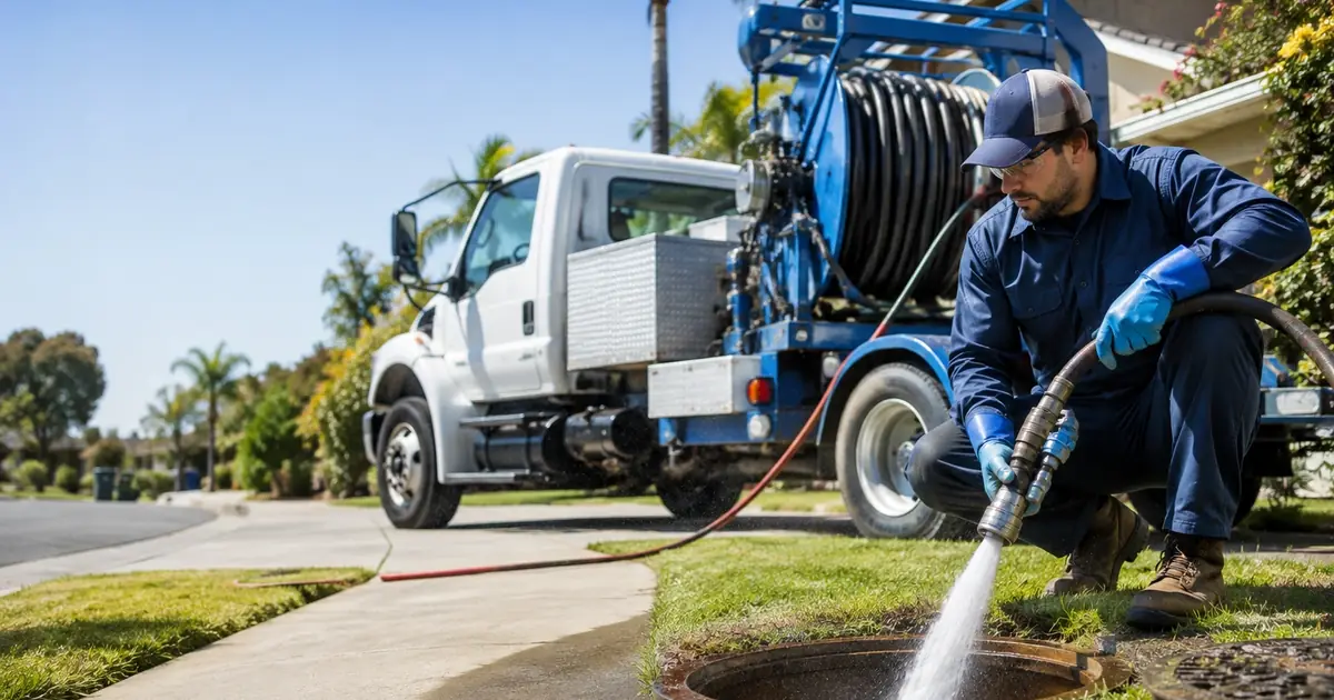 Hydro jet sewer cleaning Knightsen