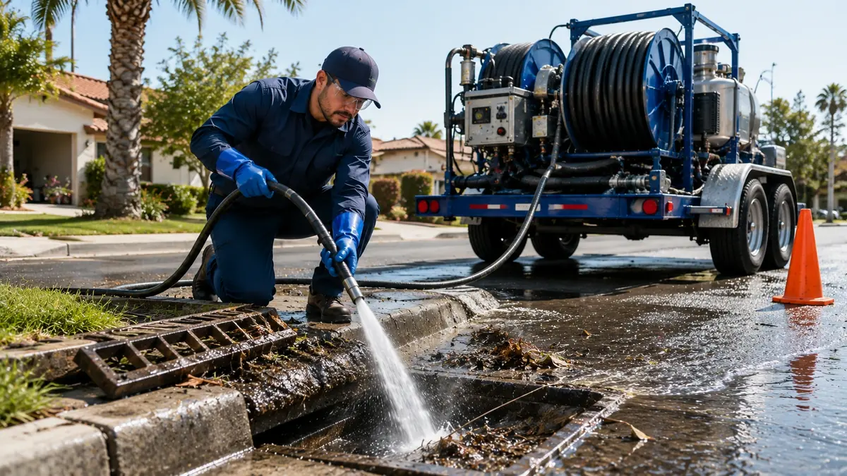Storm Drain Hydro Jet Cleaning in Knightsen